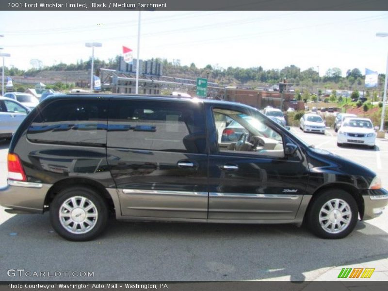 Black / Medium Parchment 2001 Ford Windstar Limited