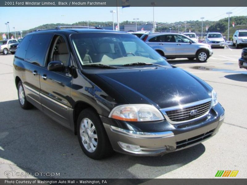 Black / Medium Parchment 2001 Ford Windstar Limited