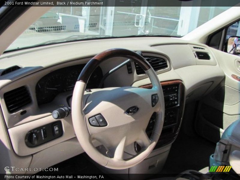 Black / Medium Parchment 2001 Ford Windstar Limited
