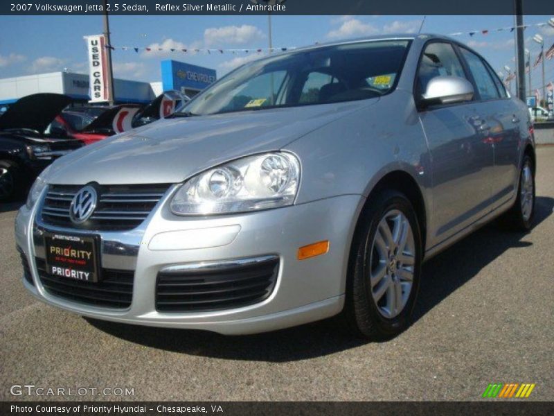 Reflex Silver Metallic / Anthracite 2007 Volkswagen Jetta 2.5 Sedan