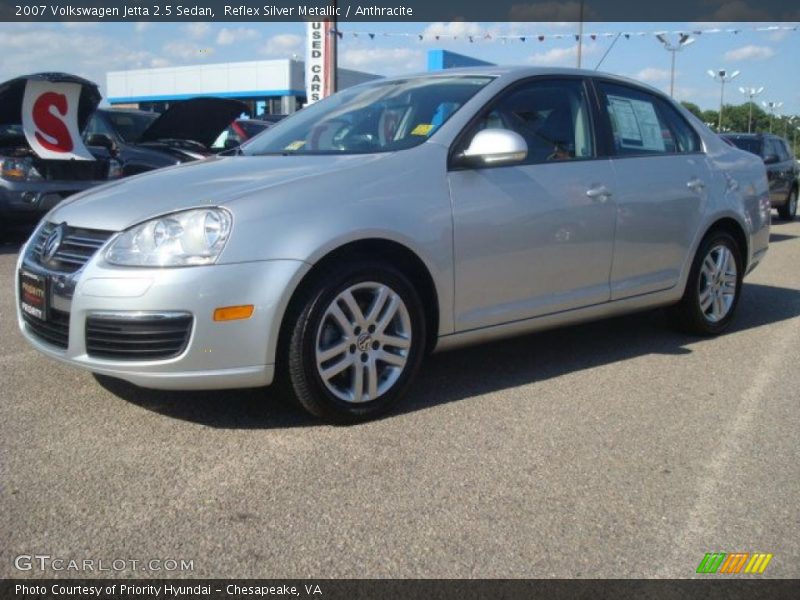 Reflex Silver Metallic / Anthracite 2007 Volkswagen Jetta 2.5 Sedan