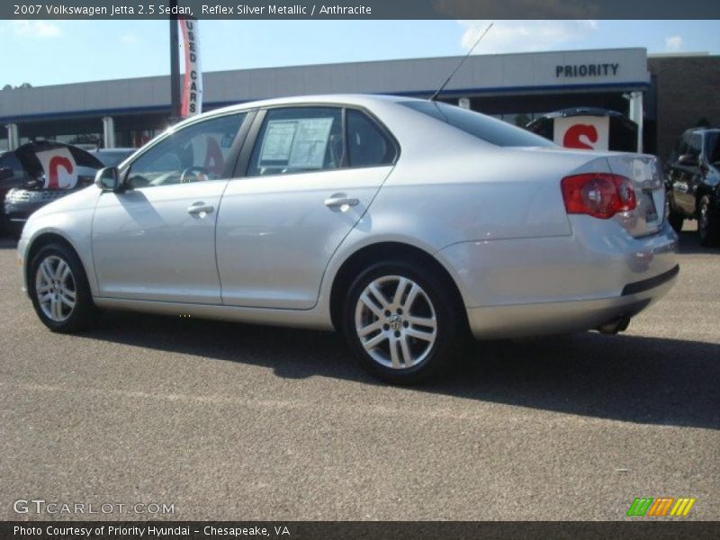 Reflex Silver Metallic / Anthracite 2007 Volkswagen Jetta 2.5 Sedan