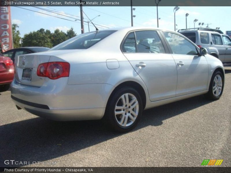 Reflex Silver Metallic / Anthracite 2007 Volkswagen Jetta 2.5 Sedan