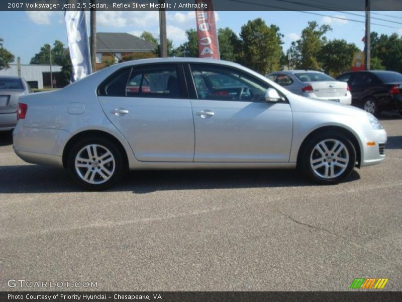 Reflex Silver Metallic / Anthracite 2007 Volkswagen Jetta 2.5 Sedan