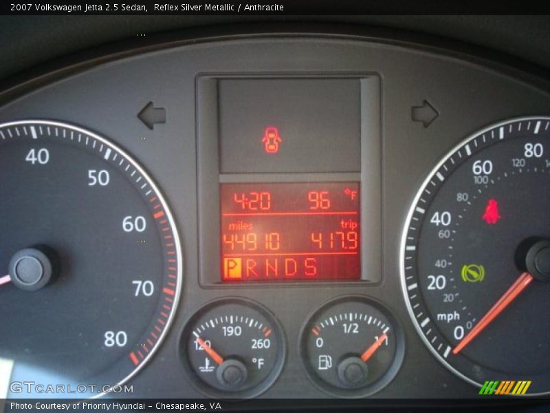 Reflex Silver Metallic / Anthracite 2007 Volkswagen Jetta 2.5 Sedan