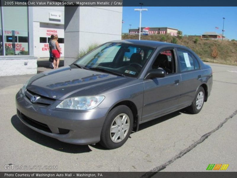 Magnesium Metallic / Gray 2005 Honda Civic Value Package Sedan