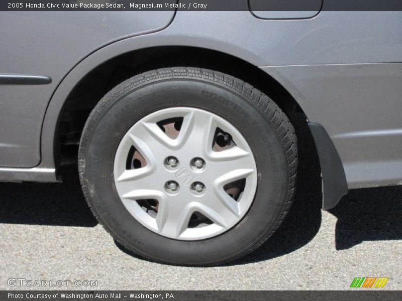 Magnesium Metallic / Gray 2005 Honda Civic Value Package Sedan