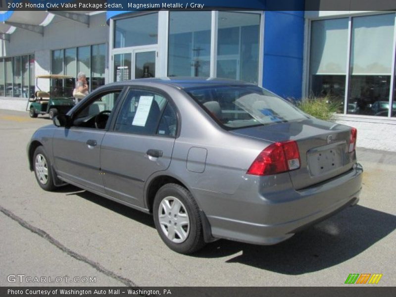 Magnesium Metallic / Gray 2005 Honda Civic Value Package Sedan