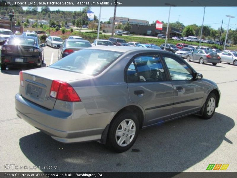 Magnesium Metallic / Gray 2005 Honda Civic Value Package Sedan