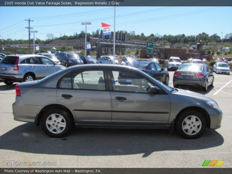 Magnesium Metallic / Gray 2005 Honda Civic Value Package Sedan