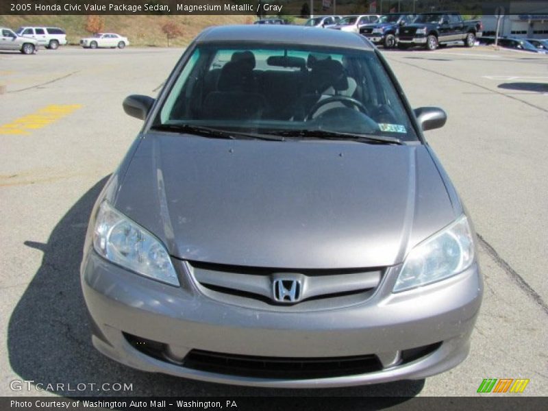 Magnesium Metallic / Gray 2005 Honda Civic Value Package Sedan