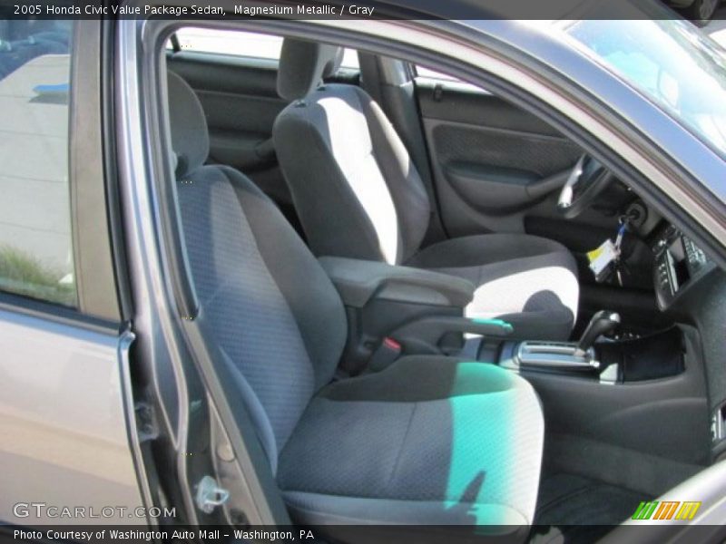 Magnesium Metallic / Gray 2005 Honda Civic Value Package Sedan