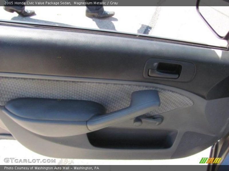 Magnesium Metallic / Gray 2005 Honda Civic Value Package Sedan