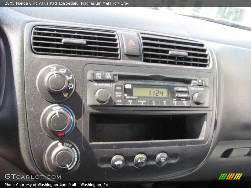 Magnesium Metallic / Gray 2005 Honda Civic Value Package Sedan