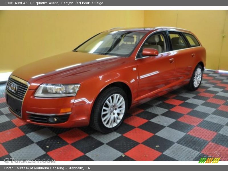 Canyon Red Pearl / Beige 2006 Audi A6 3.2 quattro Avant