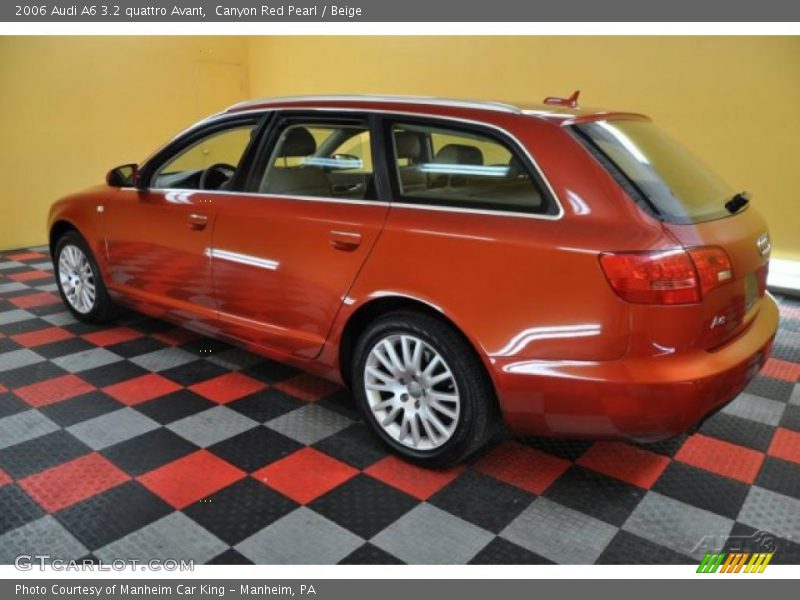 Canyon Red Pearl / Beige 2006 Audi A6 3.2 quattro Avant