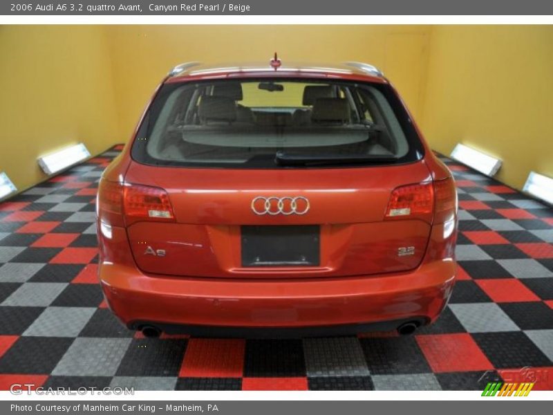 Canyon Red Pearl / Beige 2006 Audi A6 3.2 quattro Avant