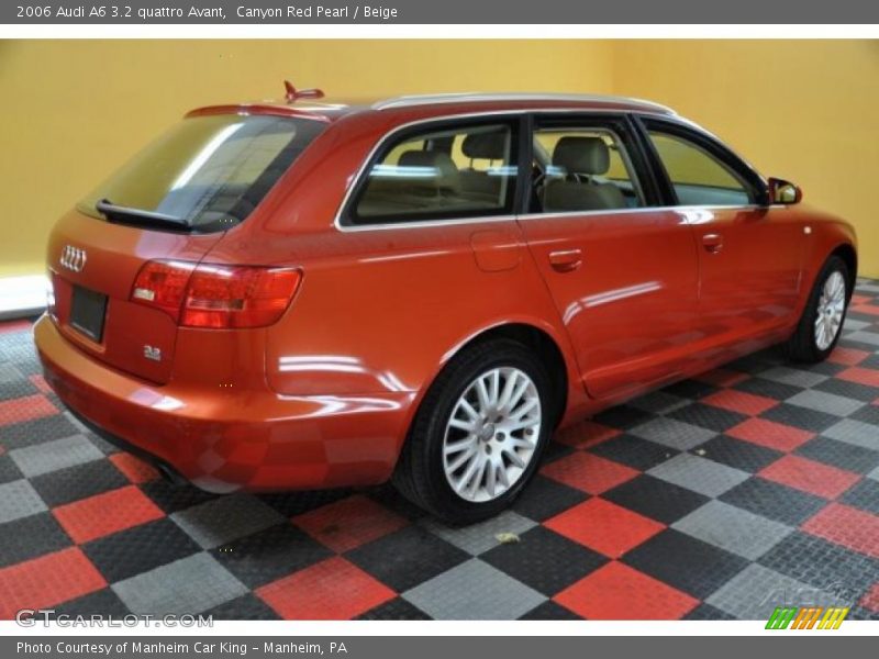 Canyon Red Pearl / Beige 2006 Audi A6 3.2 quattro Avant