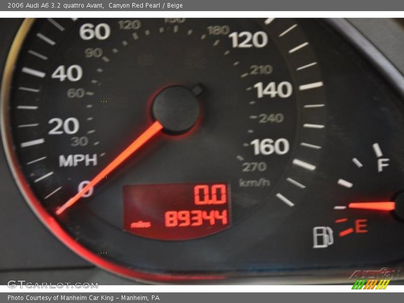 Canyon Red Pearl / Beige 2006 Audi A6 3.2 quattro Avant