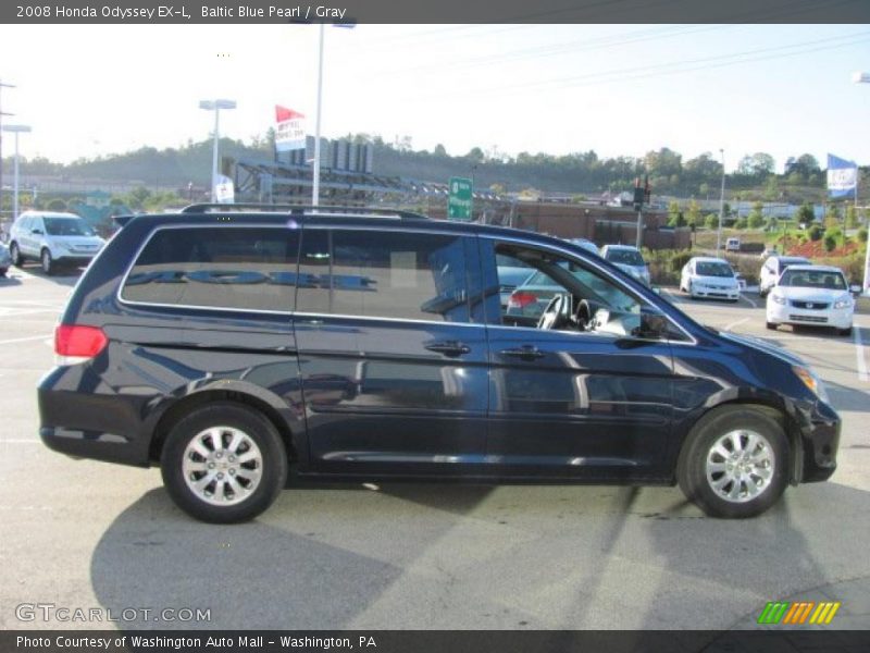 Baltic Blue Pearl / Gray 2008 Honda Odyssey EX-L