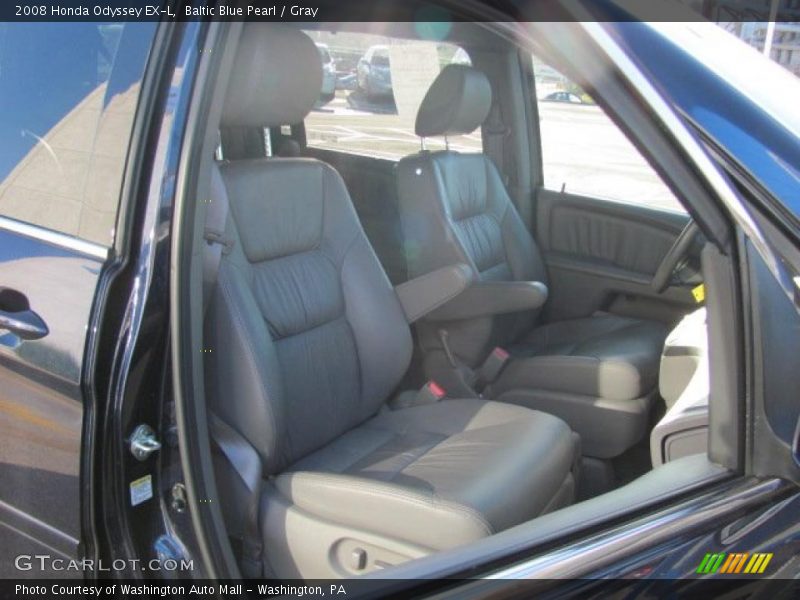 Baltic Blue Pearl / Gray 2008 Honda Odyssey EX-L