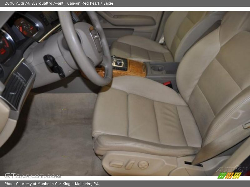 Canyon Red Pearl / Beige 2006 Audi A6 3.2 quattro Avant