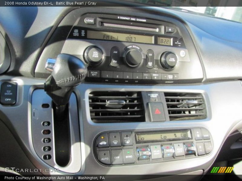 Baltic Blue Pearl / Gray 2008 Honda Odyssey EX-L