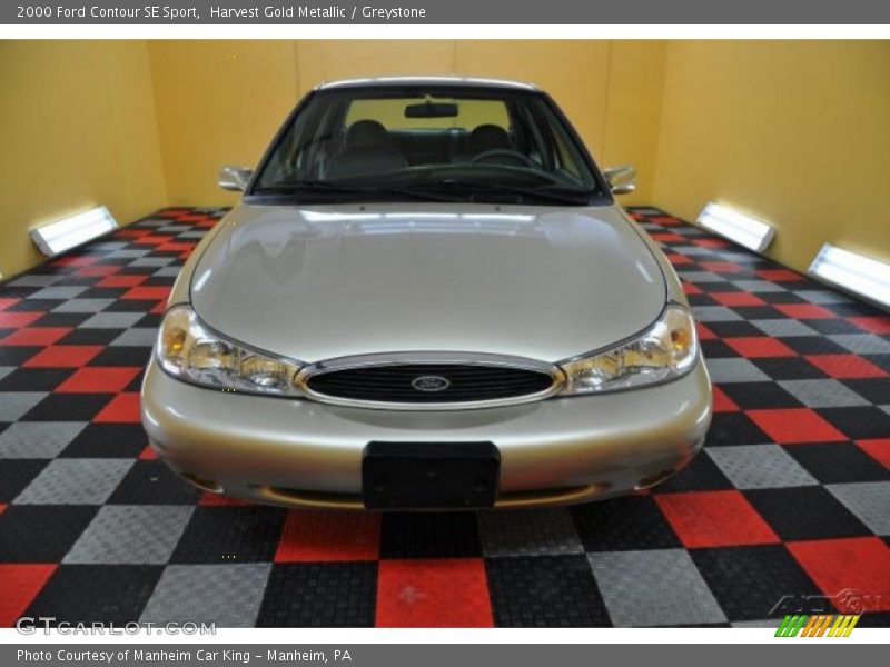Harvest Gold Metallic / Greystone 2000 Ford Contour SE Sport