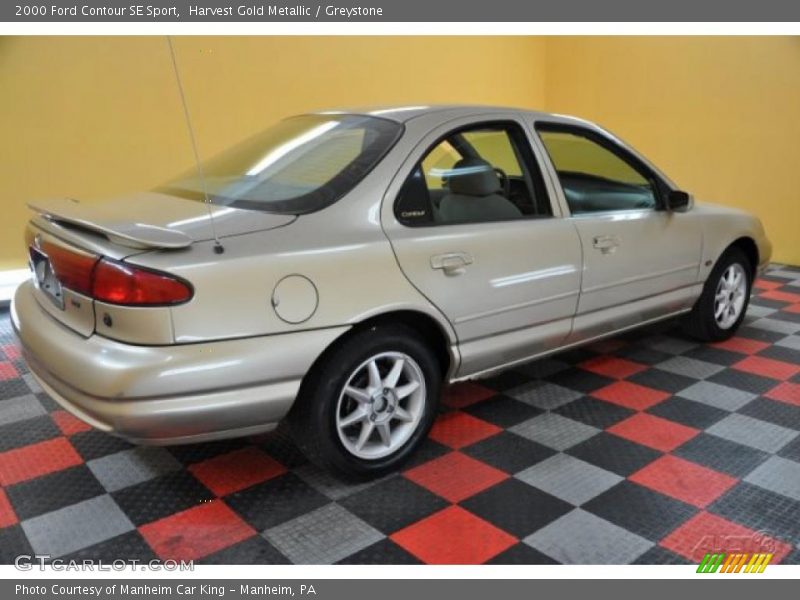 Harvest Gold Metallic / Greystone 2000 Ford Contour SE Sport