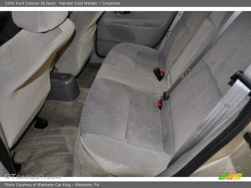Harvest Gold Metallic / Greystone 2000 Ford Contour SE Sport