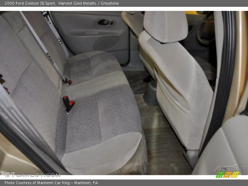 Harvest Gold Metallic / Greystone 2000 Ford Contour SE Sport