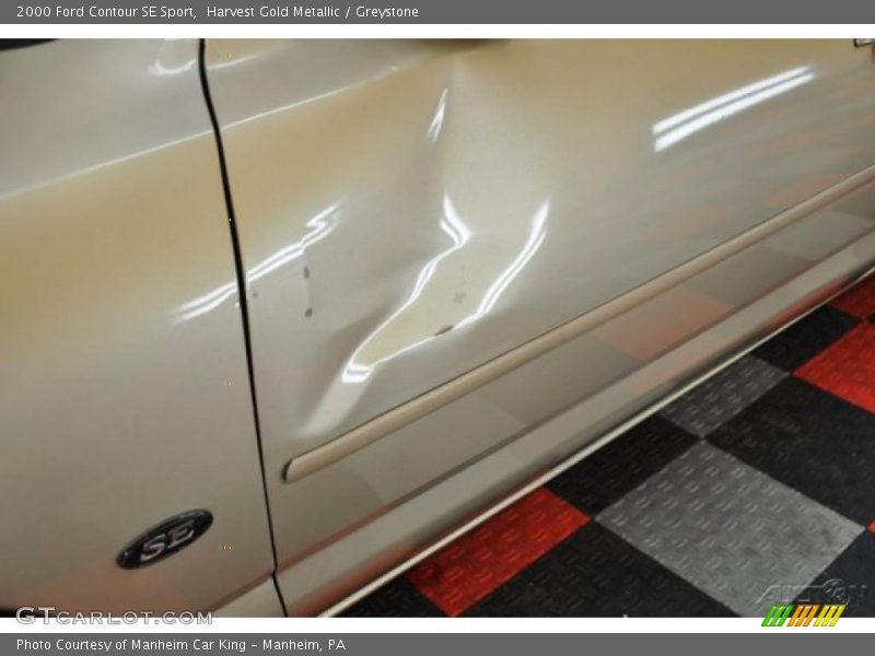 Harvest Gold Metallic / Greystone 2000 Ford Contour SE Sport