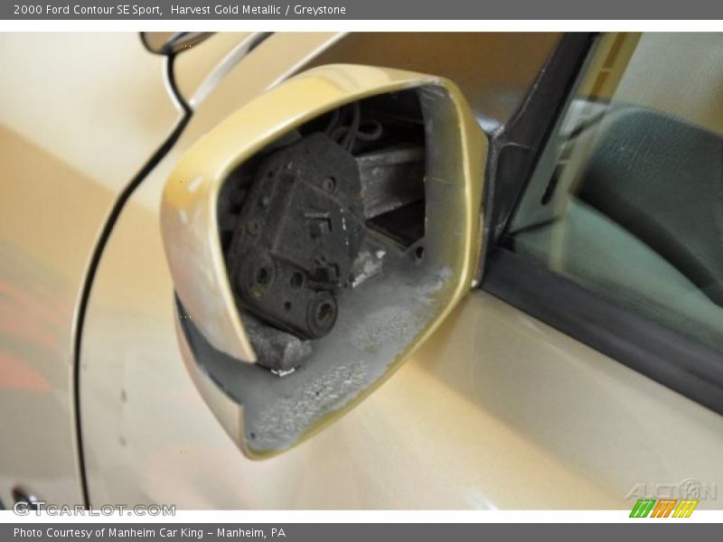 Harvest Gold Metallic / Greystone 2000 Ford Contour SE Sport