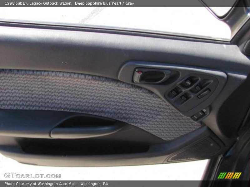 Deep Sapphire Blue Pearl / Gray 1998 Subaru Legacy Outback Wagon