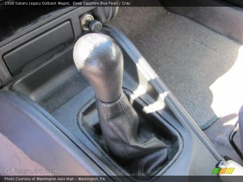 Deep Sapphire Blue Pearl / Gray 1998 Subaru Legacy Outback Wagon