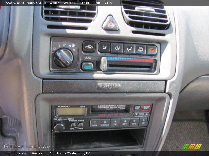 Deep Sapphire Blue Pearl / Gray 1998 Subaru Legacy Outback Wagon