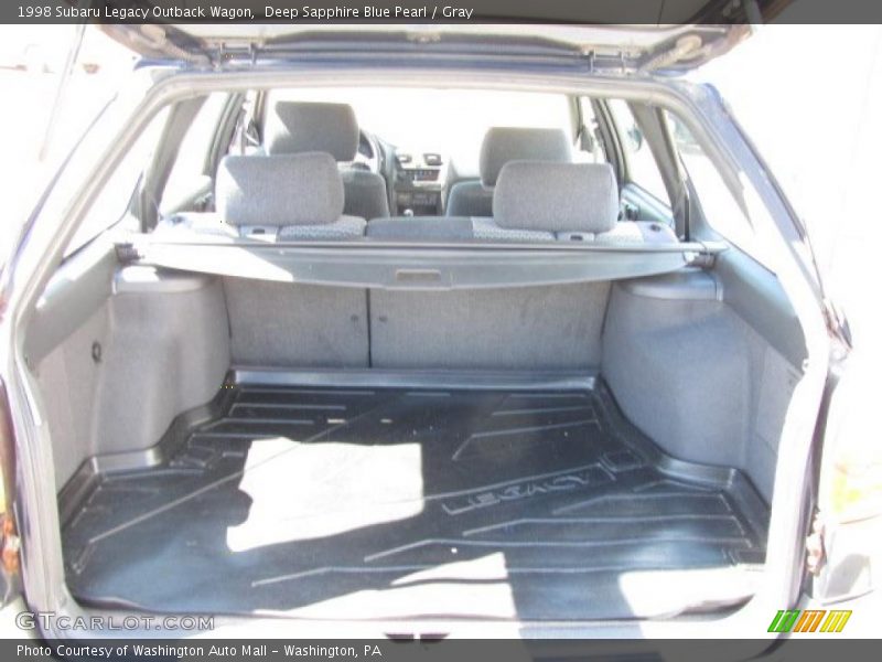 Deep Sapphire Blue Pearl / Gray 1998 Subaru Legacy Outback Wagon