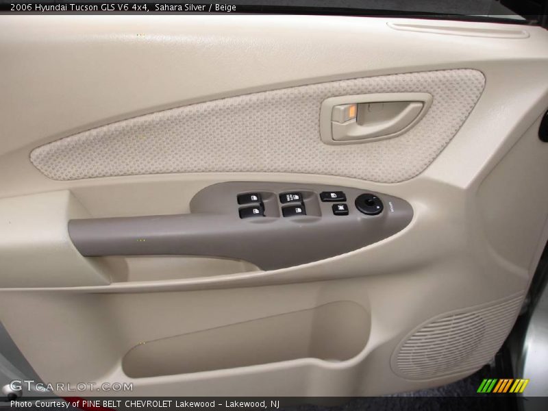 Sahara Silver / Beige 2006 Hyundai Tucson GLS V6 4x4