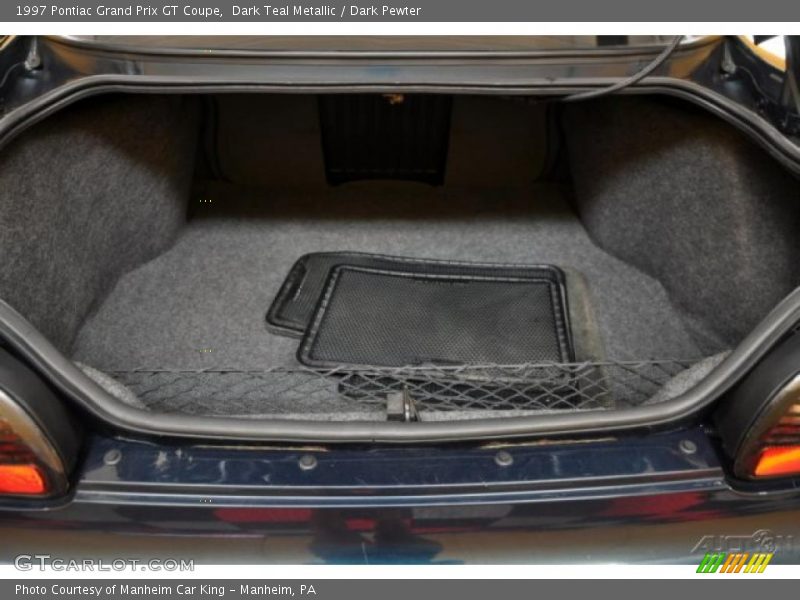 Dark Teal Metallic / Dark Pewter 1997 Pontiac Grand Prix GT Coupe