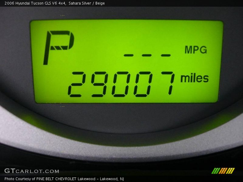 Sahara Silver / Beige 2006 Hyundai Tucson GLS V6 4x4