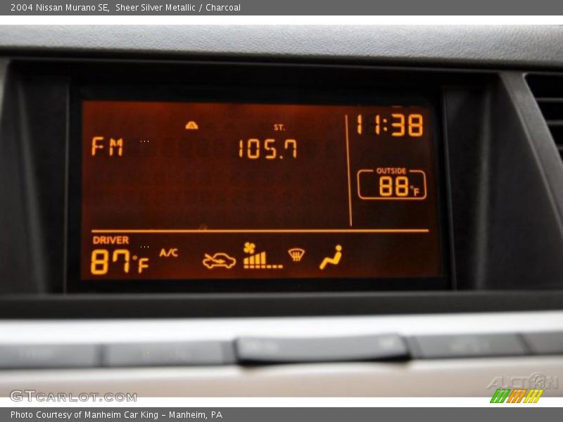 Sheer Silver Metallic / Charcoal 2004 Nissan Murano SE