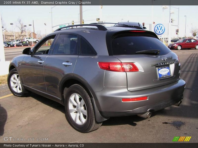 Diamond Graphite Gray / Graphite 2005 Infiniti FX 35 AWD