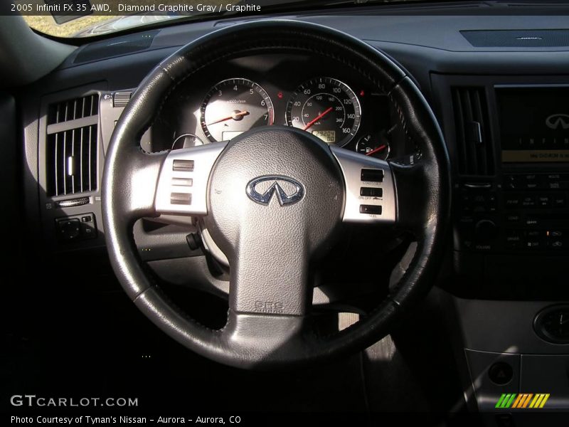 Diamond Graphite Gray / Graphite 2005 Infiniti FX 35 AWD