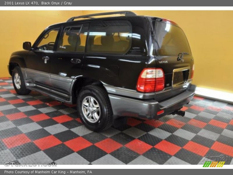 Black Onyx / Gray 2001 Lexus LX 470