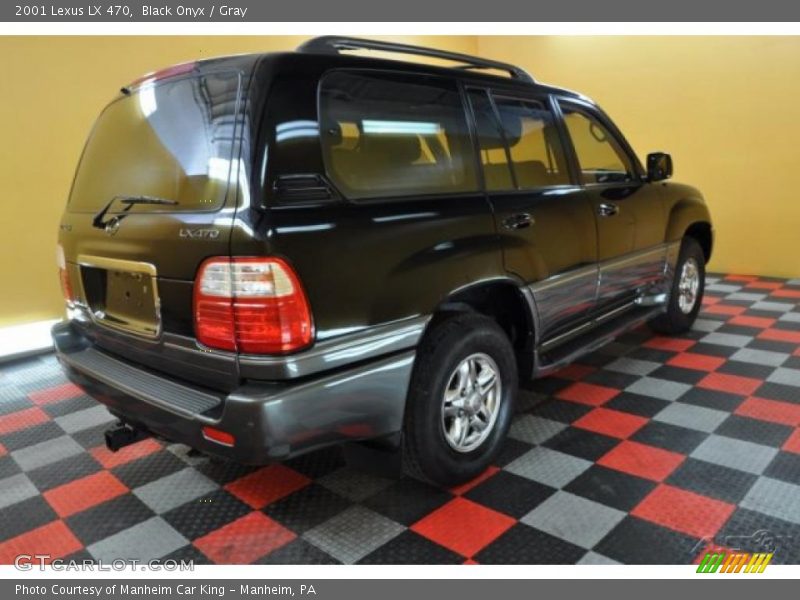Black Onyx / Gray 2001 Lexus LX 470
