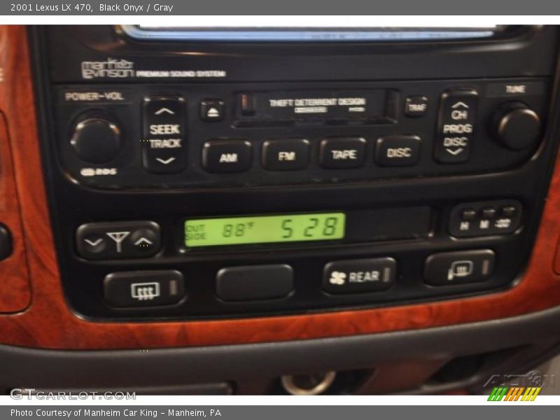 Black Onyx / Gray 2001 Lexus LX 470