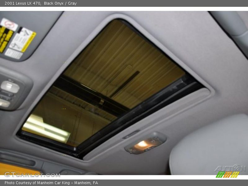 Black Onyx / Gray 2001 Lexus LX 470