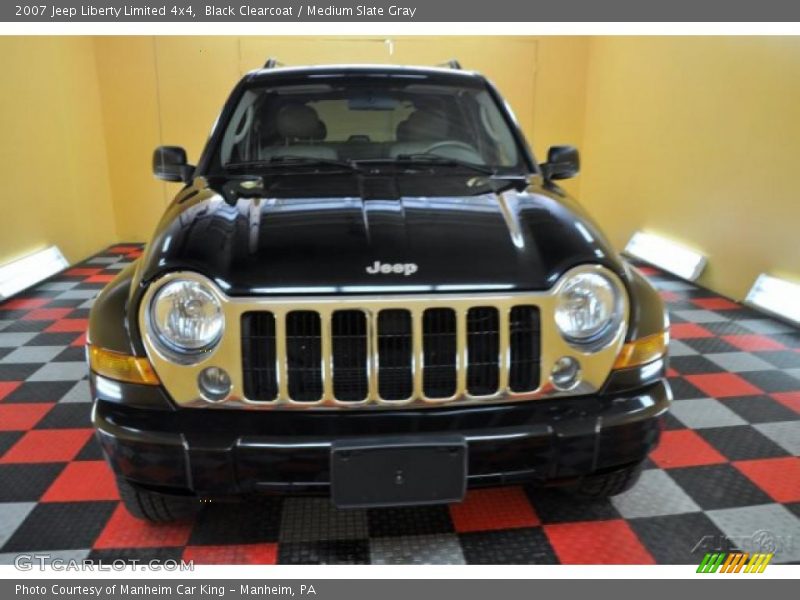 Black Clearcoat / Medium Slate Gray 2007 Jeep Liberty Limited 4x4