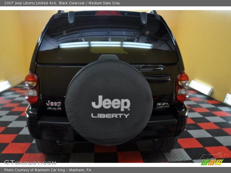 Black Clearcoat / Medium Slate Gray 2007 Jeep Liberty Limited 4x4