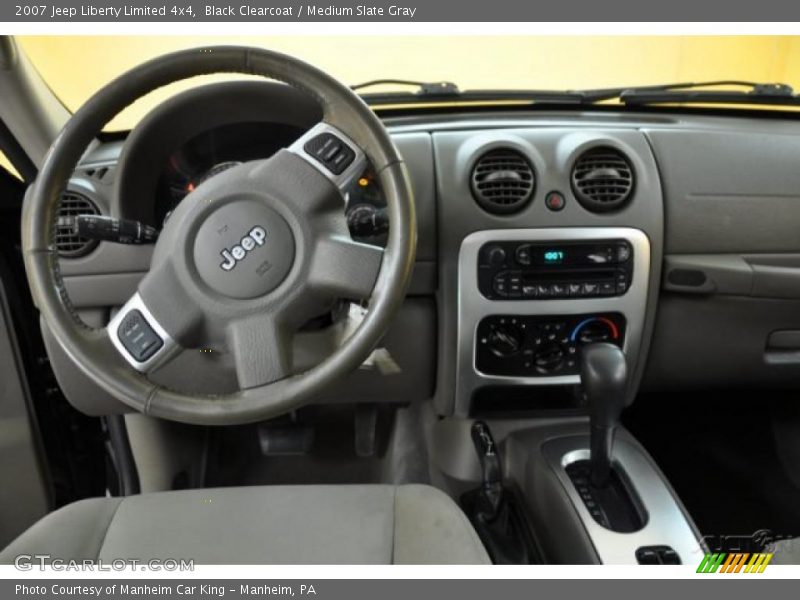 Black Clearcoat / Medium Slate Gray 2007 Jeep Liberty Limited 4x4